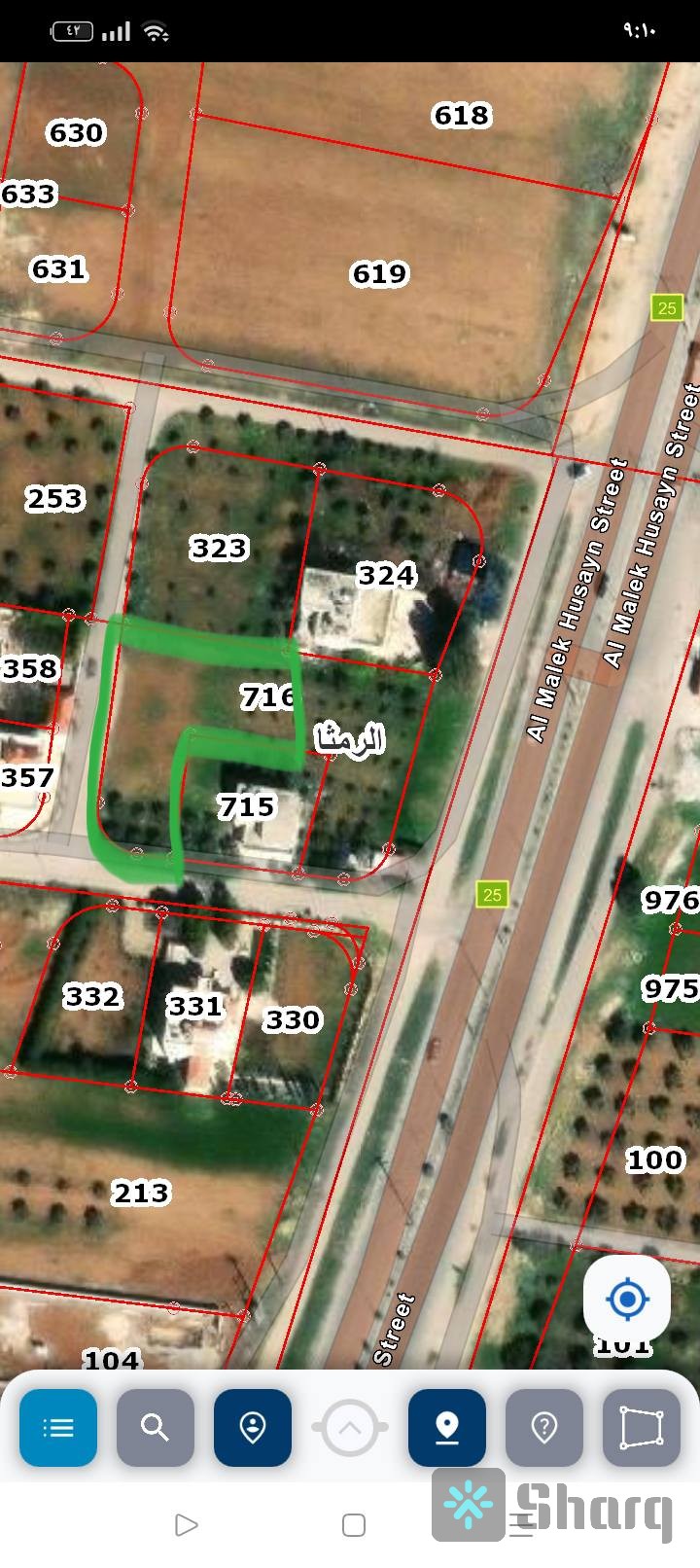 مجموعه اراضي للبيع حوض البركة الجنوبيه والشماليه مفروز كل قطعه سعر