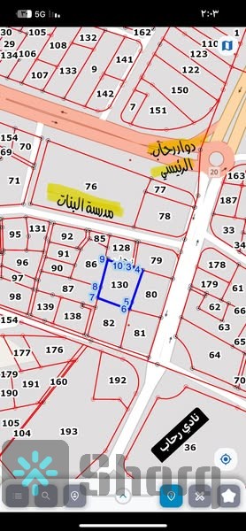 (( قطعة ارض في موقع مميز في منطقة رحاب